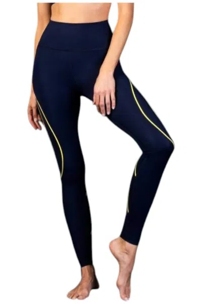 Laird High-waist Sculpting Leggings In Navy-illuminating In Multi