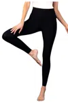 Laird High-waist Sculpting Leggings With Pockets In Black In Black