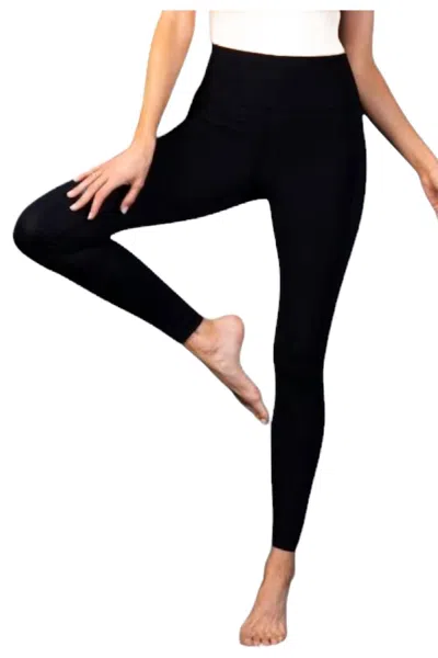 Laird High-waist Sculpting Leggings With Pockets In Black