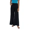 Laird Women's Cotton Blend Palazzo Pant In Black In Black