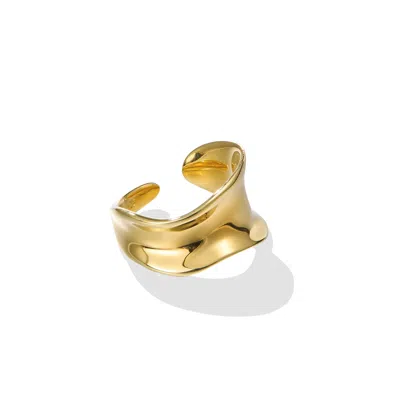 Lait & Lune Women's Agave Ring - 18k Gold Vermeil
