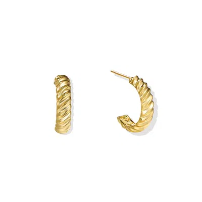 Lait & Lune Women's Cadiz Hoop Earrings - 18k Gold Vermeil