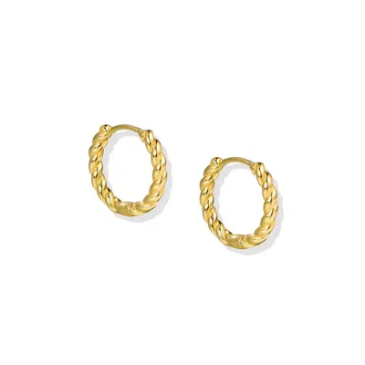 Lait & Lune Women's Ilana Hoop Earrings - 18k Gold Vermeil