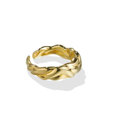 Lait & Lune Women's Mica Ring - 18k Gold Vermeil