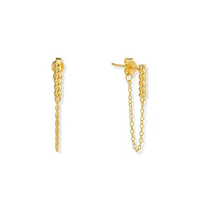 Lait & Lune Women's Seri Earrings - 18k Gold Vermeil
