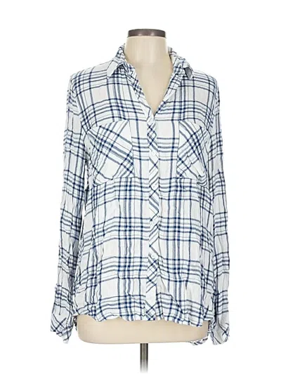 Pre-owned Laju Long Sleeve Button Down Shirt In Blue