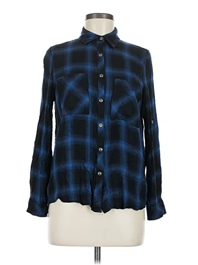 Pre-owned Laju Long Sleeve Button Down Shirt In Blue
