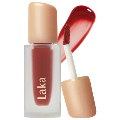 Laka Fruity Glam Tint Hydrating Long-lasting Lip Stain 104 Cherry 0.15 Oz/4.5 ml