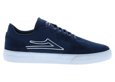 Pre-owned Lakai Men's  Cardiff Sneakers In Navy Blue