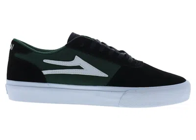 Pre-owned Lakai Men's  Manchester Sneakers In Black/pine Green