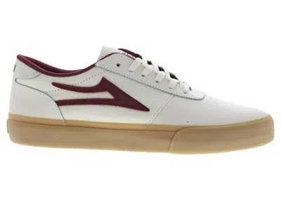 Pre-owned Lakai Men's  Manchester Sneakers In Cream/gum