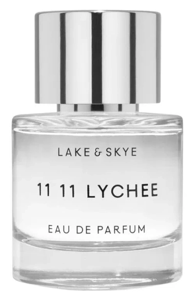 Lake & Skye 11 11 Lychee Eau De Parfum $105 Value In Transparent