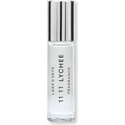 Lake & Skye 11 11 Lychee Fragrance Oil Rollerball In White