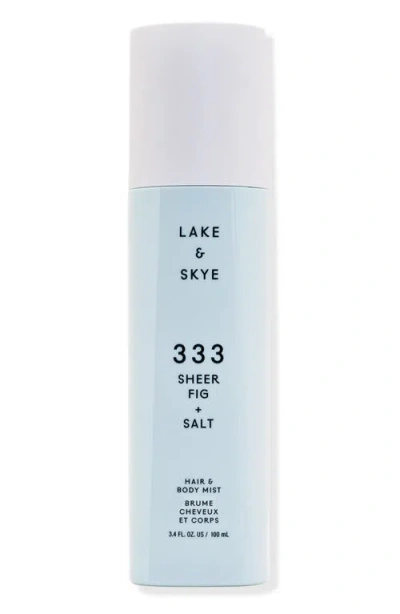 Lake & Skye 333 Sheer Fig & Salt Hair & Body Mist