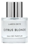 Lake & Skye Citrus Blonde Eau De Parfum In No Color