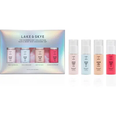 Lake & Skye Hair & Body Mist Discovery Set In Transparent
