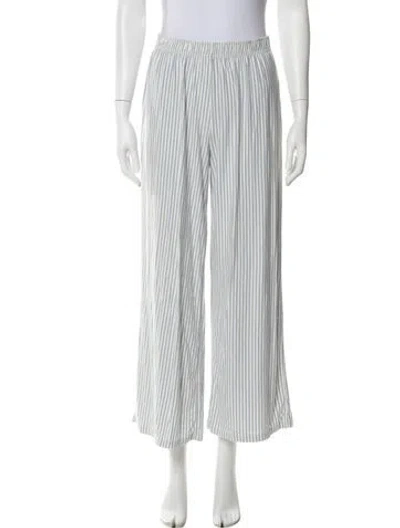 Pre-owned Lake Studio Striped Pajamas In Neutral