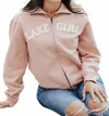 Lakegirl Classic Track Jacket In Dusty Pink In Pink