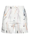 LALA BERLIN LALA BERLIN WOMAN SHORTS & BERMUDA SHORTS WHITE SIZE M COTTON