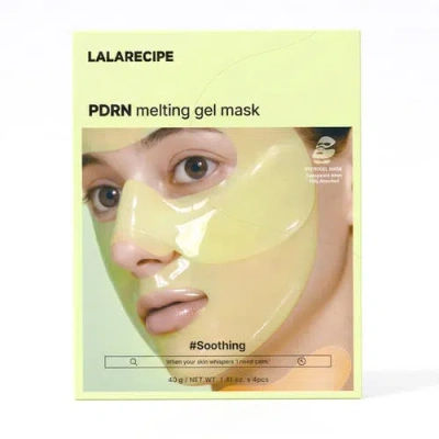 Lala Recipe Pdrn Melting Gel Mask Set Of 4 In Yellow