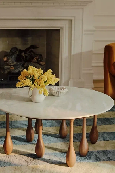 Lala Reimagined Round Marble Coffee Table
