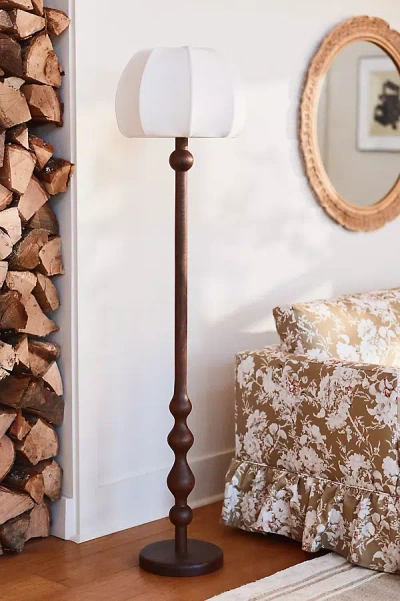 Lala Reimagined Wood Floor Lamp In Multi