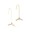 Lala Salama Women's Gold Crescent Drop Earrings In Gold