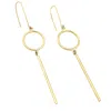 Lala Salama Women's Gold Dangling Circle Earrings In Gold