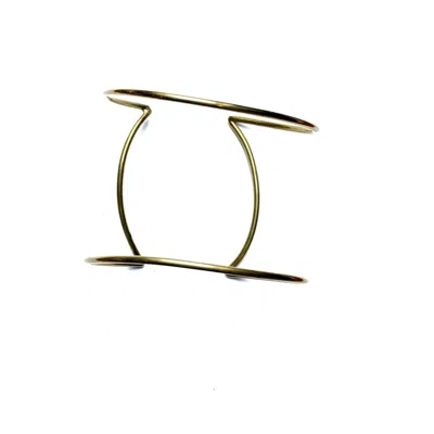 Lala Salama Women's Gold Large Singi Circular Cuff