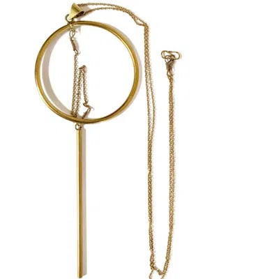Lala Salama Women's Gold Nia Circular Necklace
