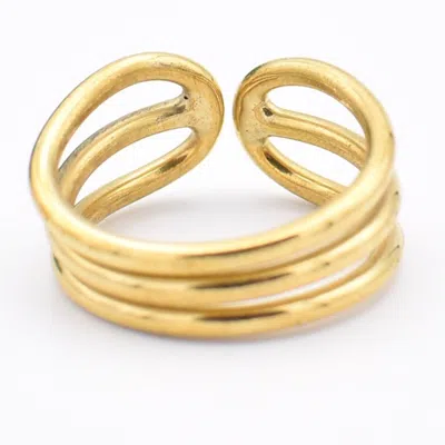 Lala Salama Women's Gold Spiral Ring