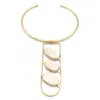 Lala Salama Women's Gold The Stone Choker In Gold