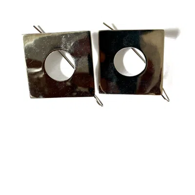 Lala Salama Women's Small Diamond Shaped Silver Earrings In Green