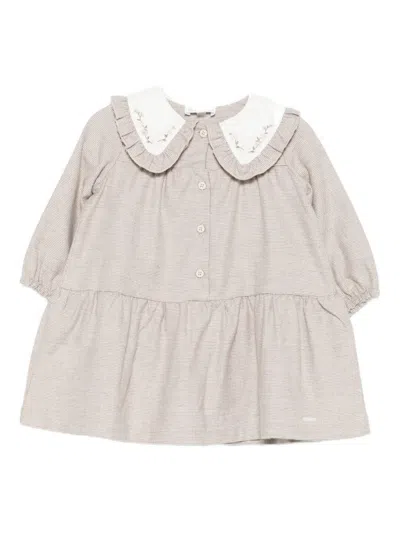 Lalalù Kids' Lalalu Baby Clothing With Ruffled Collar In Neutral
