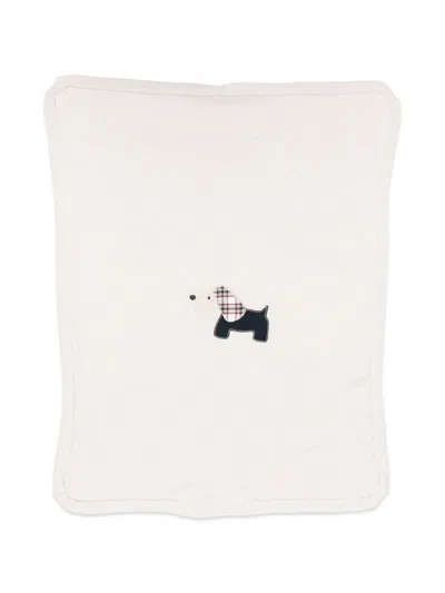 Lalalù Blanket With Application Lalalu' In White