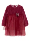 Lalalù Lalalu' Bordeaux Dresses In Red