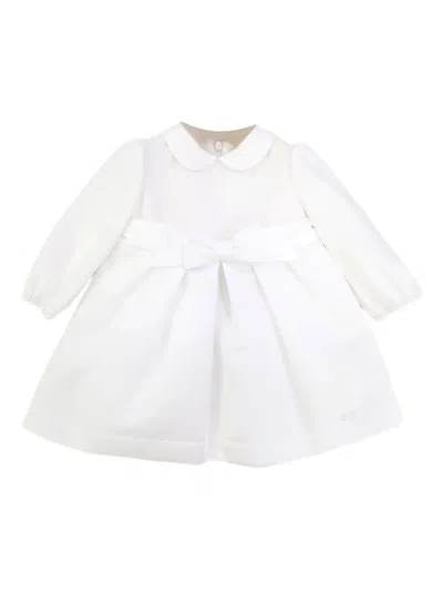 Lalalù Babies' Bow Dress In White