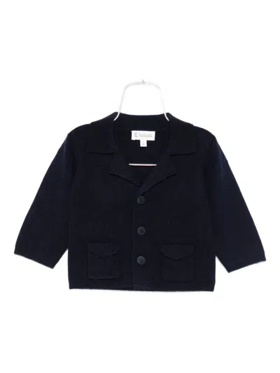 Lalalù Lalalu Cardigan With Pockets In Blue
