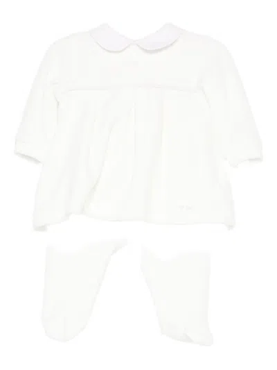 Lalalù Kids' Lalalu' Collar Romper In White