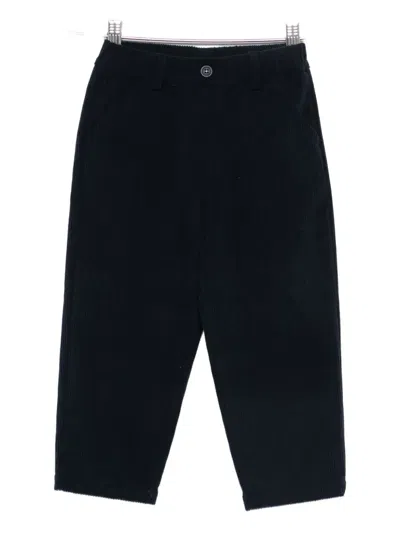 Lalalù Kids' Corduroy Trousers In Blue