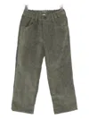 Lalalù Corduroy Trousers In Green