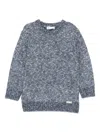 Lalalù Knitted Sweater In Gray