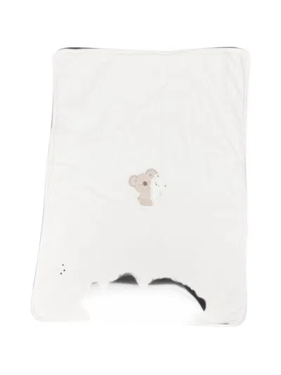 Lalalù Koala Appliqué Blanket In White