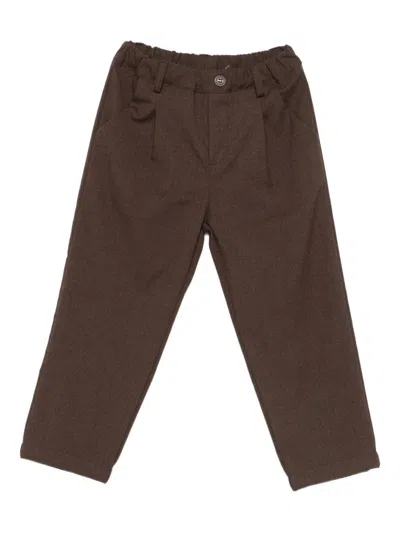 LALALÙ LALALU LOGO PATCH PANTS