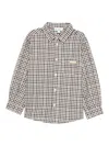 Lalalù Long-sleeved Checked Shirt In Multi
