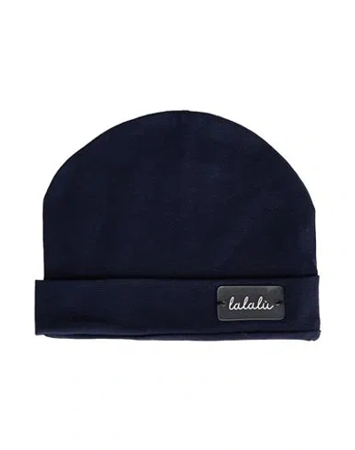 Lalalù Babies'  Newborn Boy Hat Navy Size 3 Cotton, Elastane