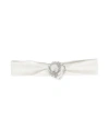 Lalalù Newborn Girl Hair Accessory White Size 0 Cotton, Elastane
