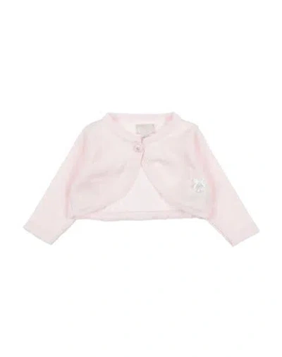 Lalalù Babies'  Newborn Girl Wrap Cardigans Light Pink Size 3 Cotton