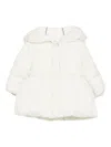 Lalalù Lalalu Padded Jacket With Hood In White