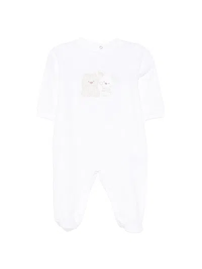 Lalalù Pajamas With Animal Patterns In White
